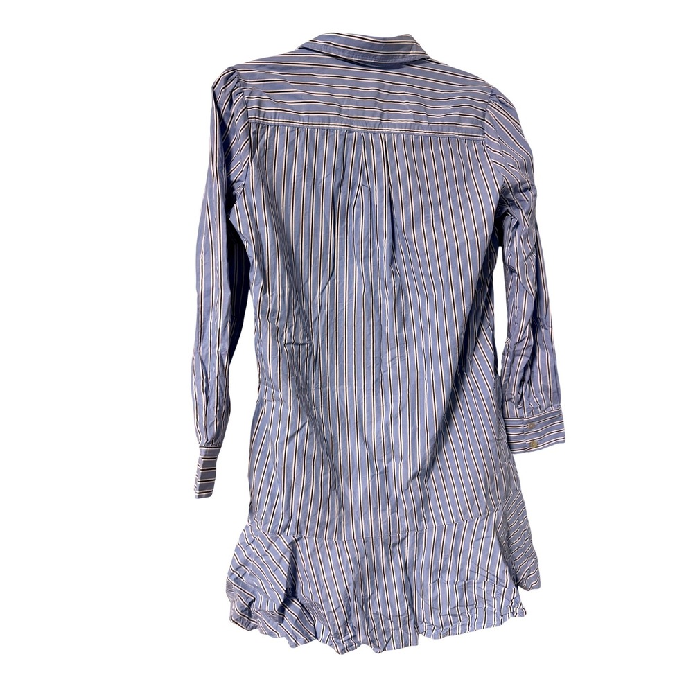 Quince 100% Organic Cotton Poplin Drop Waist Shirt Dress Womens Small - Picture 8 of 11